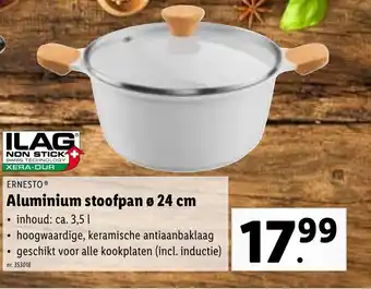 Aluminium stoofpan o 24cm