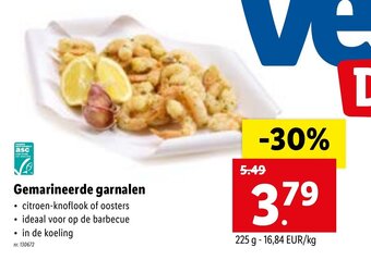 Lidl Gemarineerde garnalen aanbieding