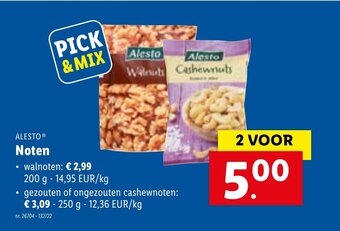 Lidl Noten aanbieding