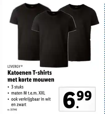 Katoenen T-shirts me korte mouwen