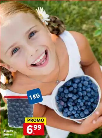 Lidl Blauwe bessen 1kg aanbieding