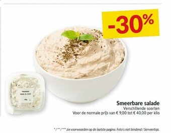 Intermarché Smeerbare salade aanbieding
