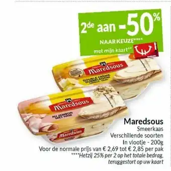 Intermarché Maredsous 200g aanbieding