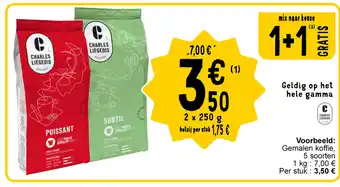 Cora Gemalen koffie 250g 1+1 gratis aanbieding