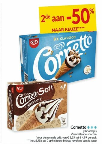 Intermarché Cornetto aanbieding