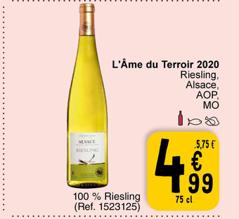 Cora L'ame du terroir 2020 75cl aanbieding