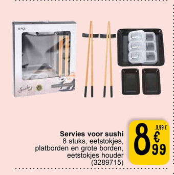 Servies voor sushi