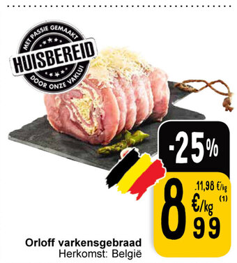 Cora Orloff varkensgebraad aanbieding