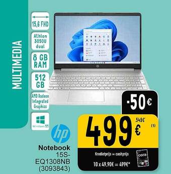 Cora Hp notebook aanbieding