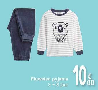Cora Fluwelen pyjama aanbieding