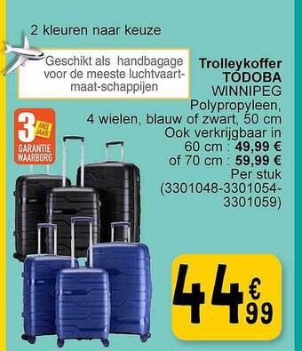 Cora Trolleykoffer todoba aanbieding