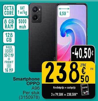 Cora Smartphone oppo a96 aanbieding