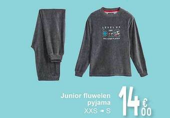Cora Junior fluwelen pyjama aanbieding