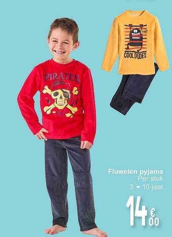 Cora Fluwelen pyjama aanbieding