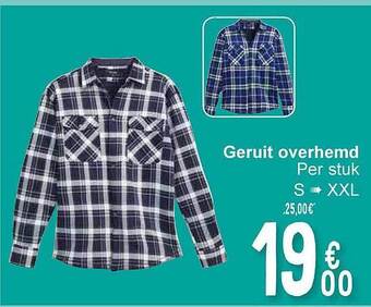 Cora Geruit overhemd aanbieding