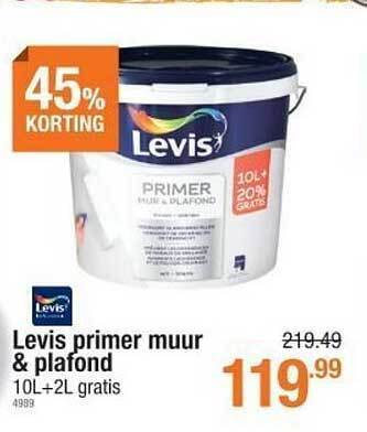 Levis primer muur & plafond