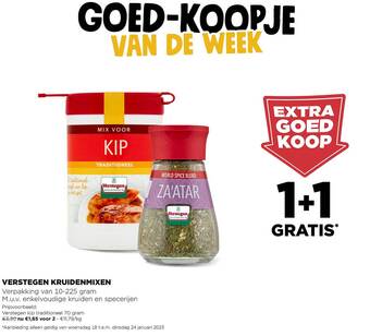 Jumbo Verstegen kruidenmixen aanbieding