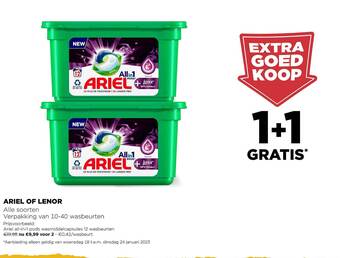 Jumbo Ariel of lenor aanbieding