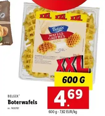 Lidl Belgix boterwafels 600g aanbieding