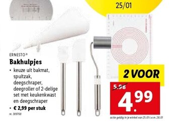 Lidl Ernesto bakhulpjes aanbieding