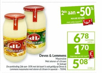 Intermarché Devos & lemmens aanbieding
