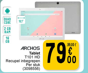 Cora Archos tablet T101 HD aanbieding