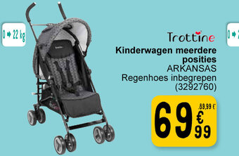Cora Trottine kinderwagen meerdere posities aanbieding