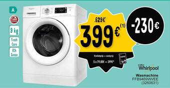 Cora Whirlpool wasmachine aanbieding