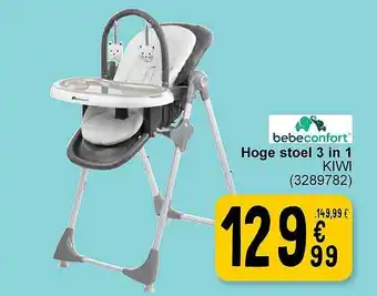 Cora Bebeconfort hoge stoel 3 in 1 aanbieding