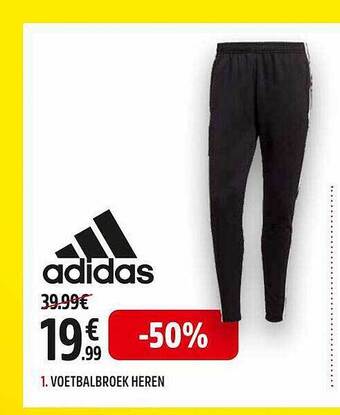 Intersport Adidas voetbalbroek heren aanbieding