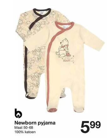 Zeeman Newborn pyjama aanbieding