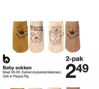 Zeeman Baby sokken aanbieding