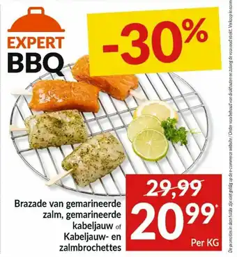 Intermarché Brazade van gemarineerde zalm, gemarineerde kabeljauw aanbieding
