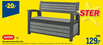 Makro Keter opbergbank hudson bench box aanbieding