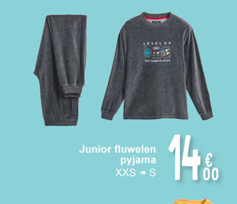 Junior fluwelen pyjama