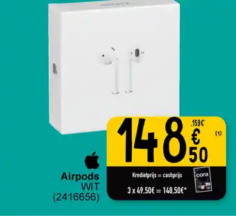 Cora Airpods wit aanbieding