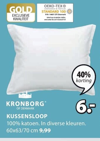 Jysk Kussensloop aanbieding