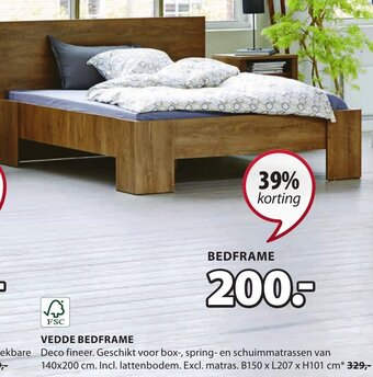 Jysk Vedde bedframe aanbieding