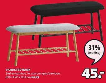 Jysk Vandsted bank aanbieding