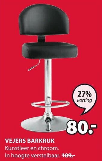 Jysk Vejers Barkruk aanbieding