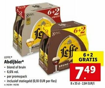 Lidl Abdijbier aanbieding