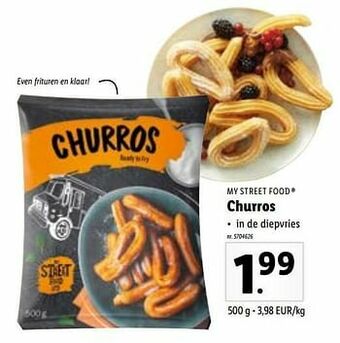 Lidl Churros aanbieding
