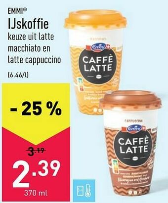 ALDI Ijskoffie aanbieding