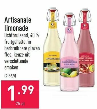 ALDI Artisanale limonade aanbieding