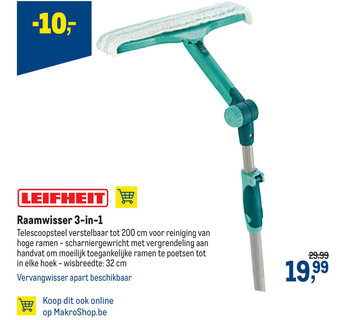Raamwisser 3-in-1