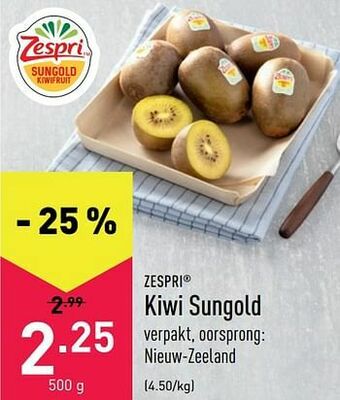 ALDI Kiwi sungold aanbieding
