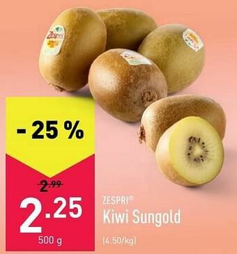 ALDI Kiwi sungold aanbieding