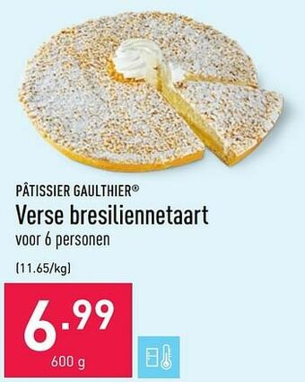 ALDI Verse bresiliennetaart aanbieding