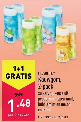 ALDI Kauwgom aanbieding