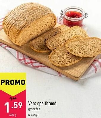 ALDI Vers speltbrood aanbieding